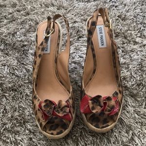 Steve Madden Leapord Wedges